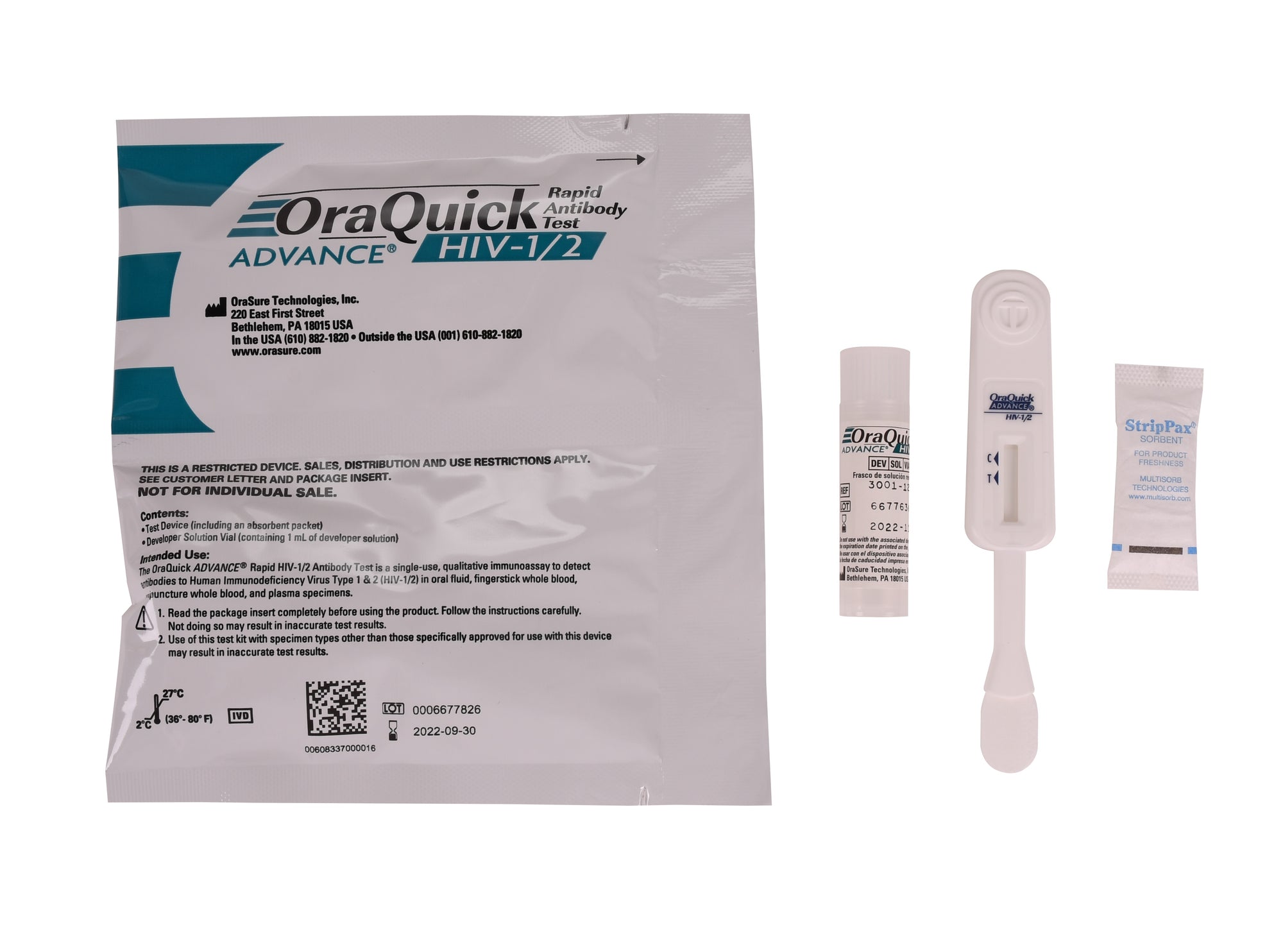 Oraquick Advance HIV1/2 CLIA waived from Maternova