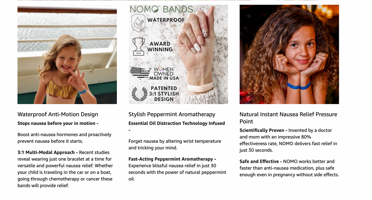 Bracelet anti-nausées de Maternova